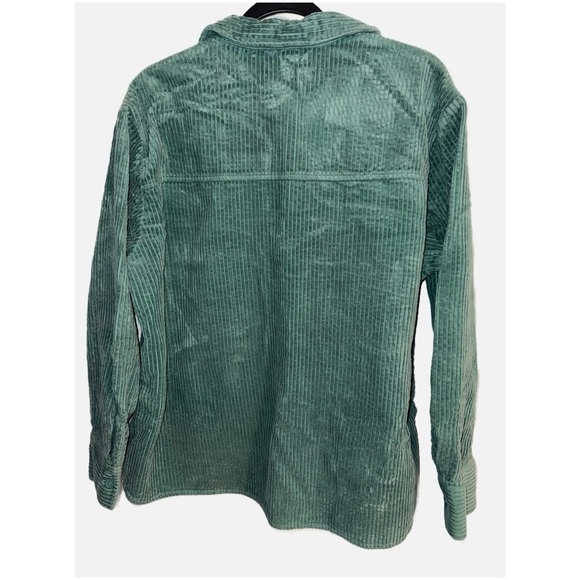 Dividend-Green Corduroy Button-Up Shirt size Medium - Picture 3 of 15